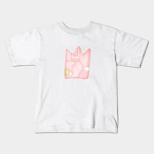 Pink Patched Crown for Princess Kids T-Shirt